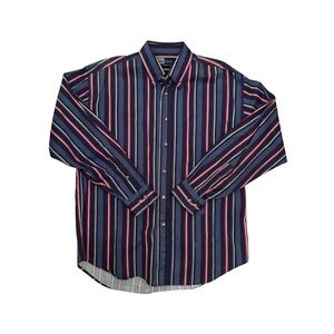 Urban Classics 90’s Men's Striped Navy Shirt